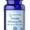 folic acid folate 400 mcg 250 tablets